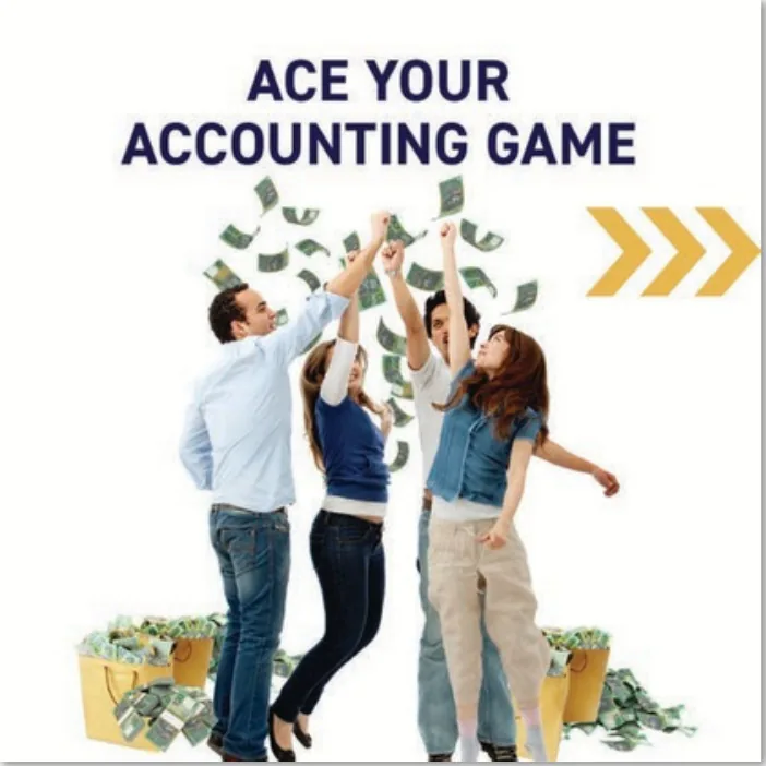 Accounting services ad: ace your accounting game