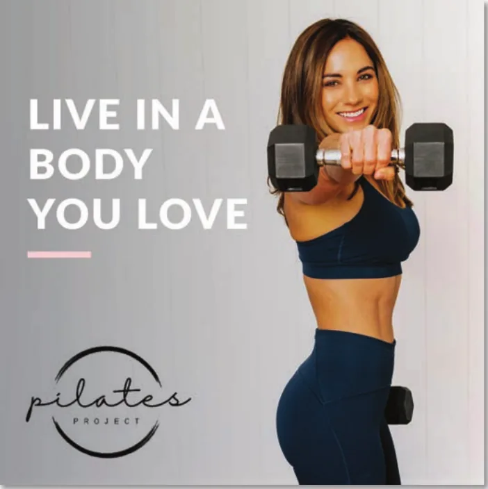 Pilates studio ad: live in a body you love