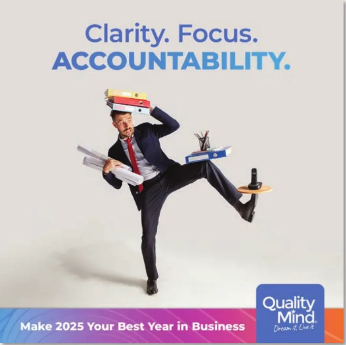 Business coaching ad: clarity, focus, accountability