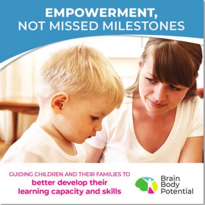 Children’s therapy ad: empowerment, not missed milestones