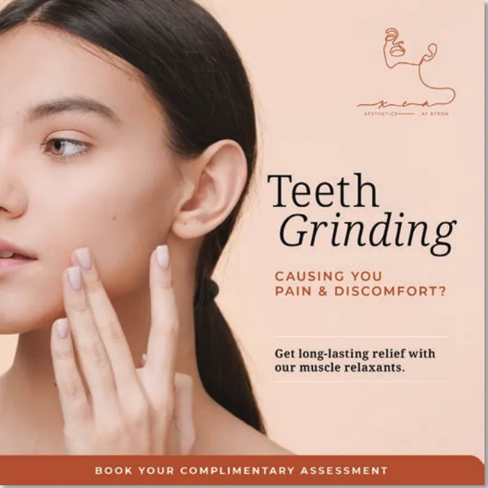 Teeth grinding awareness ad for a dental clinic