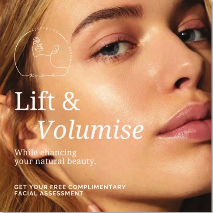 Beauty clinic ad: lift and volumise